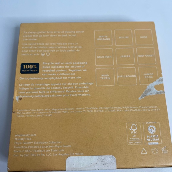 Pley Beauty Golden Girl Eyeshadow Pallet - Picture 4 of 5